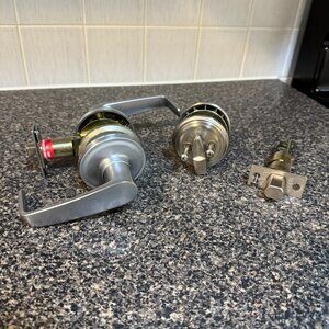 Weiser Exterior Door Handle and Deadbolt.